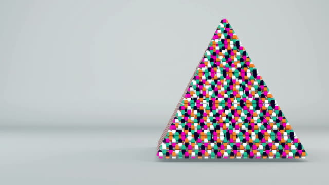 Zusammenfassung-Hintergrund-mit-futuristischen-bunte-pyramide