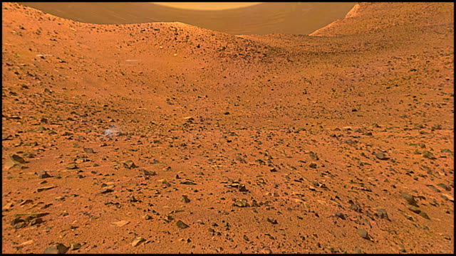 Die-Oberfläche-des-Mars-durch-eine-Rover-Kamera