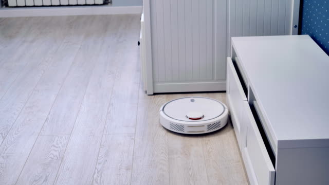 A-round-robotic-vacuum-cannot-fit-into-a-narrow-corner.