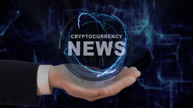 Painted-hand-shows-concept-hologram-Cryptocurrency-on-his-hand