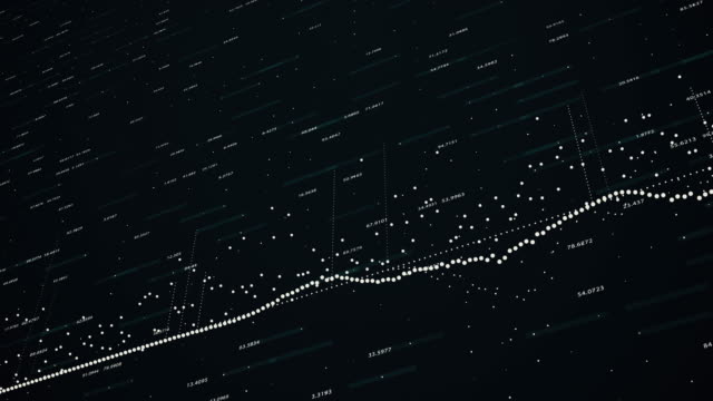 Abstract-background-with-animation-of-growing-charts