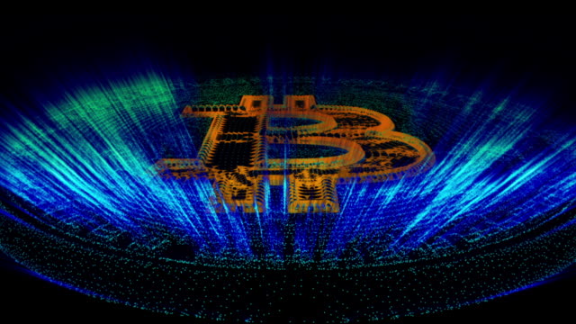 Tecnología-blockchain-con-cyber-fondo-de-bitcoin