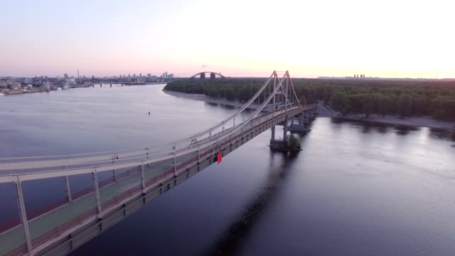 Kiew-Brücke-Luftaufnahme