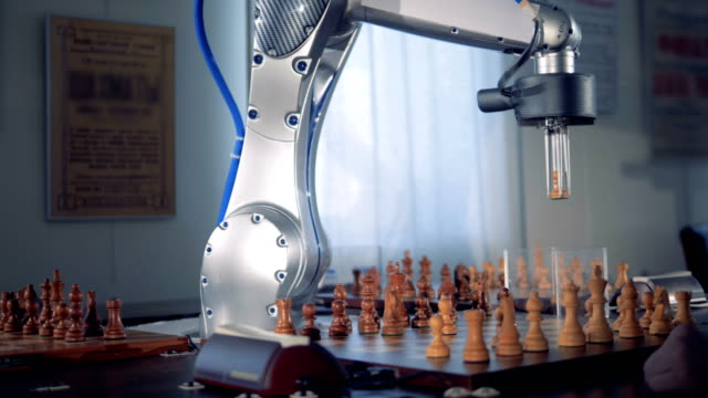 Robotic-hand-playing-chess.-4K.