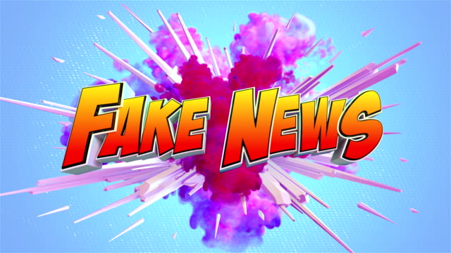 Pop-Art-Fake-News-Text-in-erstaunlicher-Explosion