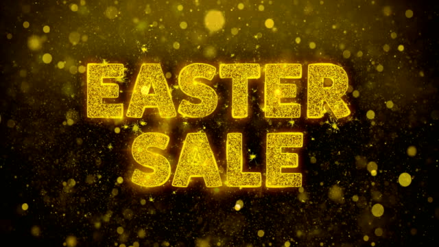 Easter-Sale-Text-on-Golden-Glitter-Shine-Particles-Animation.
