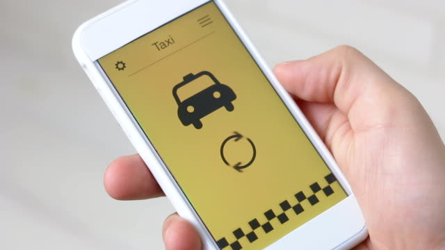 Ordering-taxi-using-smartphone-application