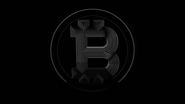 Bitcoin-schwarz