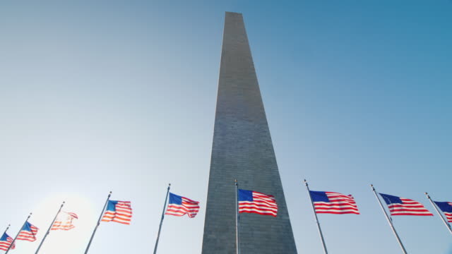 Senken-Sie-schießen-Punkt-Washington-Monument
