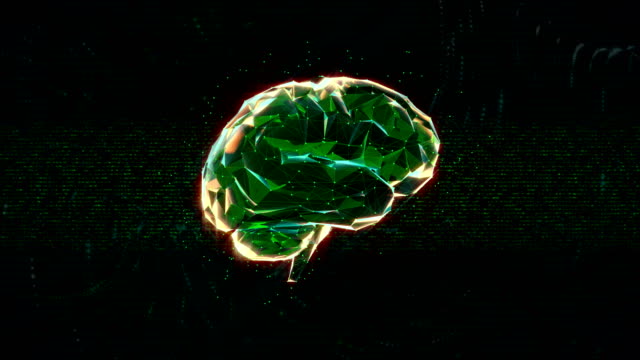 Computer-Gehirn-verarbeitet-Informationen,-Artificial-Intelligence,-AI-neuroimpulses