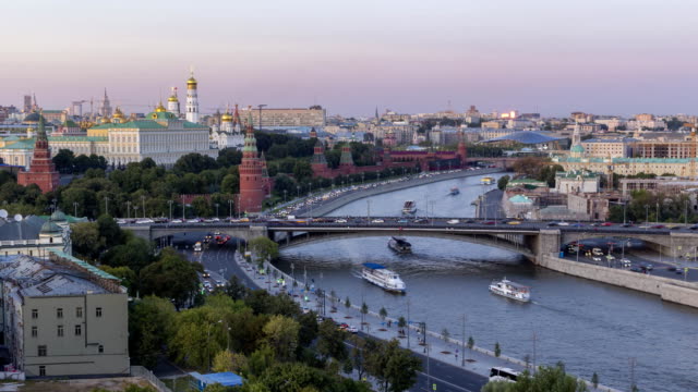 Moscow-Kremlin-and-Moscow-River-in-Summer-Sunny-Evening.-Russia.-Aerial-View