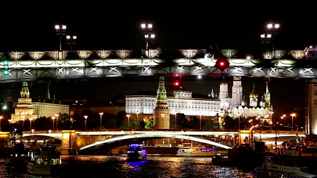 Blick-auf-den-Kreml-und-die-Moskwa,-Moskau,-Russland---die-beliebtesten-Ansicht-von-Moskau