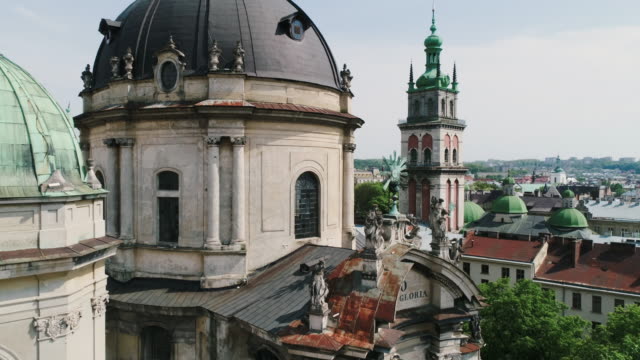Lviv.-Dominikanerkloster.-Schönes-altes-Gebäude.