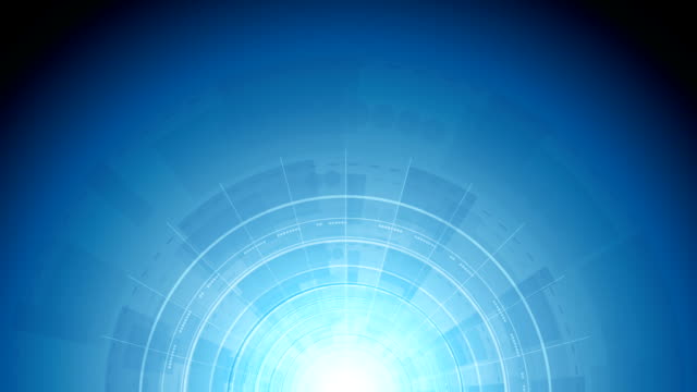Blue-tech-gear-abstract-video-animation