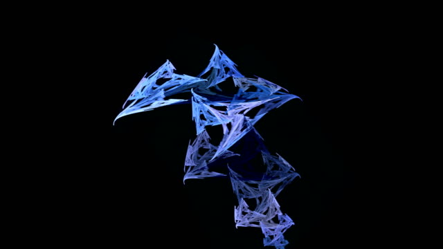 Bunte-blaues-Muster-abstrakt-Bewegung-Hintergrund
