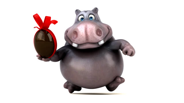 Fun-hippo-running---3D-Animation
