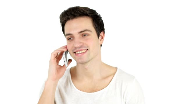 Talking-on-Phone,-Man-Answering-Call