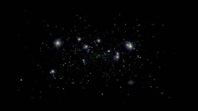 Digitale-Animation-einer-Starflight-Schleife