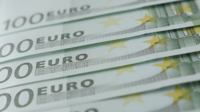 Fondo-de-dinero-DOF-superficial-del-papel-moneda-de-la-Unión-Europea