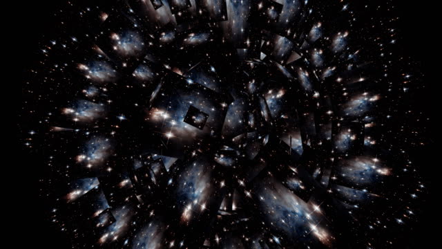 Digitale-Animation-einer-kaleidoskopischen-Raum-Szene---Elemente-dieses-Video-von-der-NASA