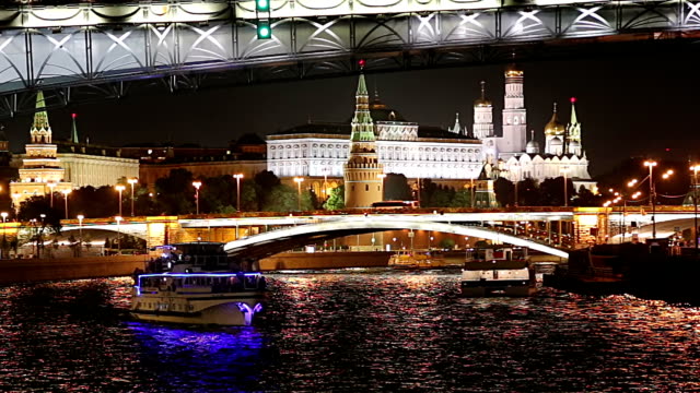 View-of-the-Kremlin-and-Moskva-River,-Moscow,-Russia--the-most-popular-view-of-Moscow