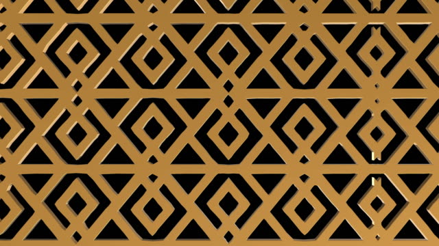 Endless-golden-lattice-moving