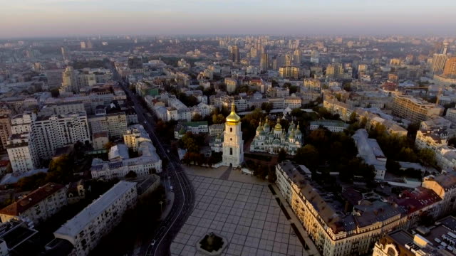 Aerial-Orthodox-Cathedral-in-Kyiv.-Sophia-Cathedral-Kyiv.-Ukraine