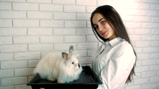 Girl-with-a-white-bunny.