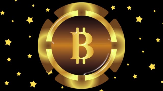 Gold-bitcoin-and-stars
