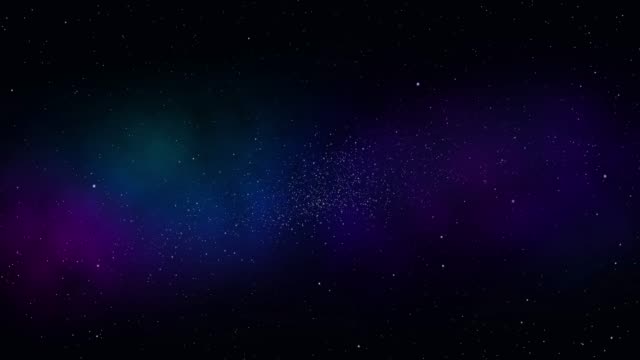 Space-background.-Camera-is-flying-through-the-blue-and-magenta-coloured-nebula.-The-stars-are-everywhere-around.-seamless-loop
