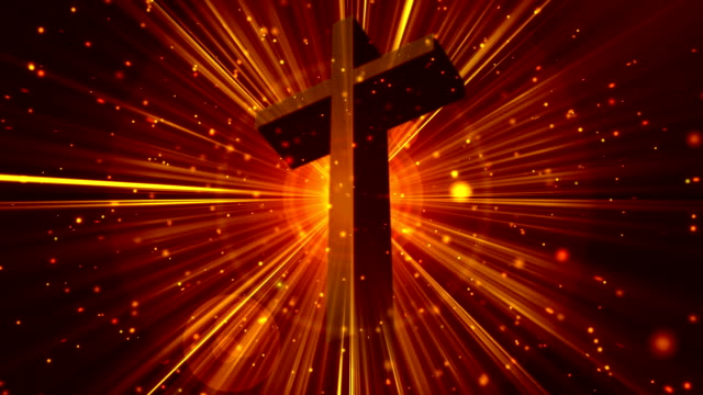 Divine-Worship-Cross-Gold-Loopable-Background