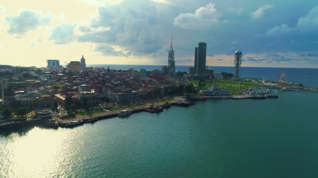 Batumi's-coastline-from-aerial-view