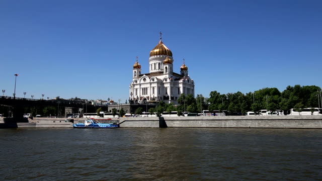 Cristo-la-catedral-del-Salvador-(día),-Moscú,-Rusia
