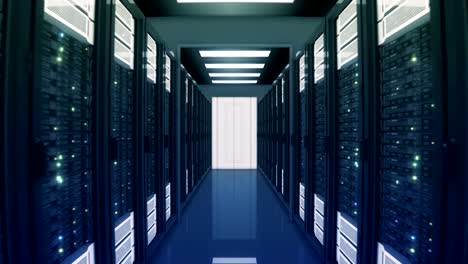 Seamless-Motion-Through-the-Server-Racks-with-Opening-Doors-in-Data-Center.-Beautiful-Looped-3d-Animation-with-Flickering-Computer-Lights.-Big-Data-Cloud-Technology-Concept.