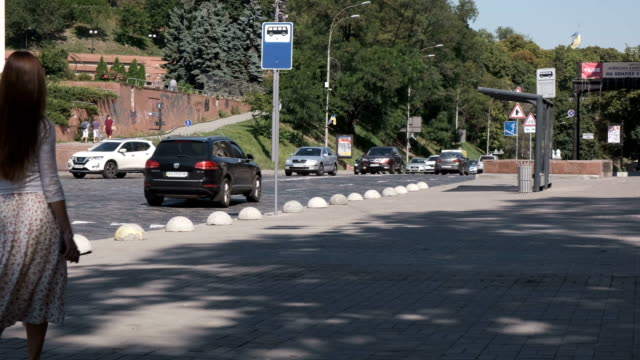 Stadt-Video-Clip-Autoverkehr-in-Kiew
