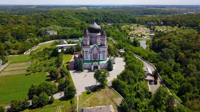 Aerial-view-of-St.-Panteleimon's-Cathedral-in-Kiev