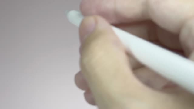 Touch-pen,-close-up-video-clip