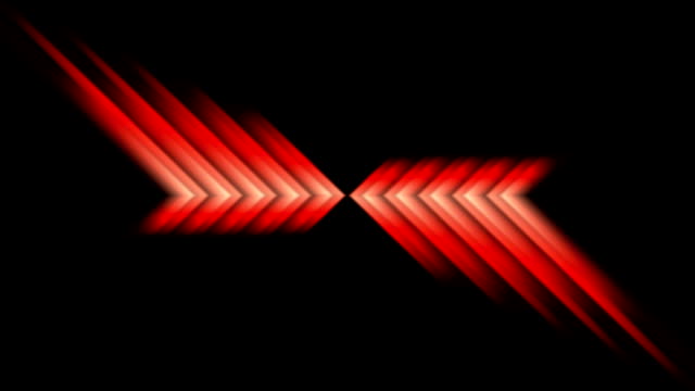 rojo-flechas-logotipo-abstracto-Animación-de-vídeo
