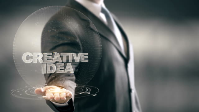 Creative-Idea-with-bulb-hologram-businessman-concept