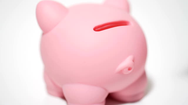 Person,-Cent-Münze-in-Sparschwein,-Geldbeschaffung-auf-Privatkonto