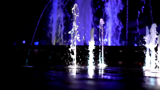 Night-fountain-with-illumination