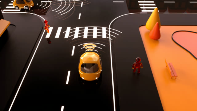 Self-driving-cars---3D-Animation
