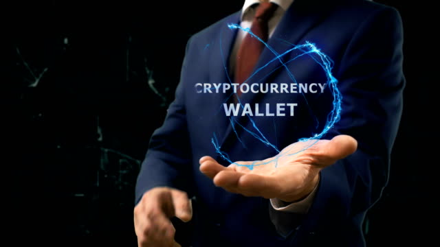 Businessman-shows-concept-hologram-Cryptocurrency-wallet-on-his-hand