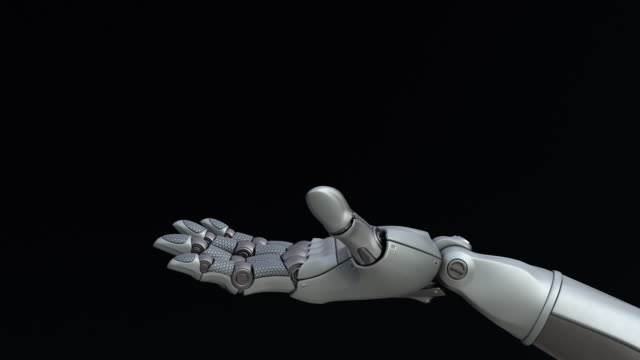 Roboter-geben-ihre-leere-Hand