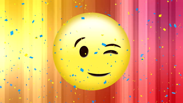 Winking-face-emoji-with-confetti