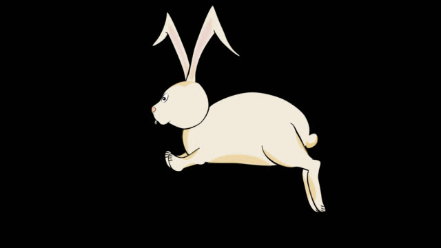 Conejo-de-lúpulo-animado-transparente