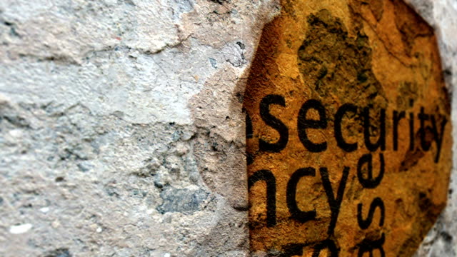 Security-text-on-hole