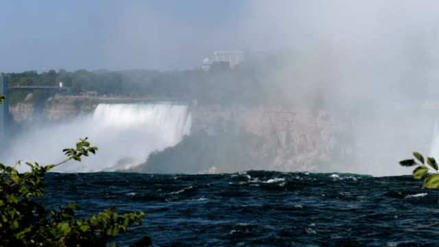 Kanadische-Seite-der-Niagara-Fälle-im-Sommer