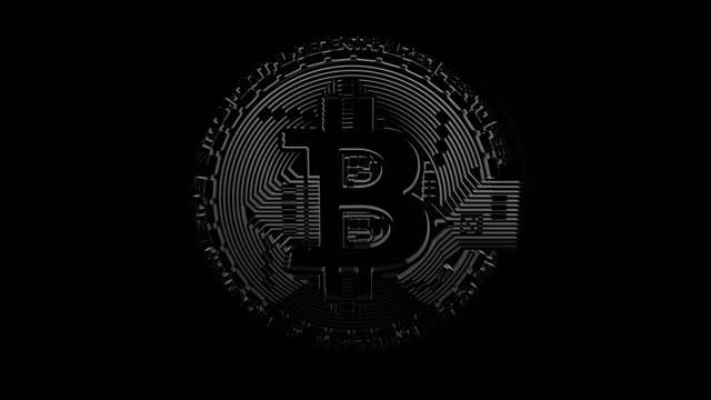 Bitcoin-Schaltung-Stil-schwarz
