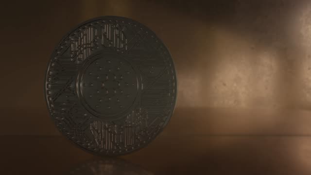 Cardano-Münze-(ADA)-Blockchain-Kryptowährung-3D-Render